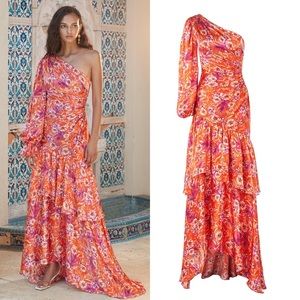 NWT Amur Silk Israella Maxi Dress